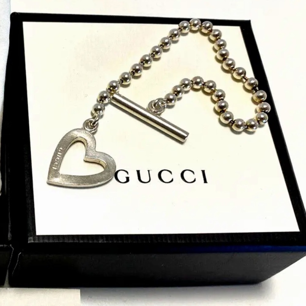 LUXURY GUCCI bracelet Sterling Silver 925